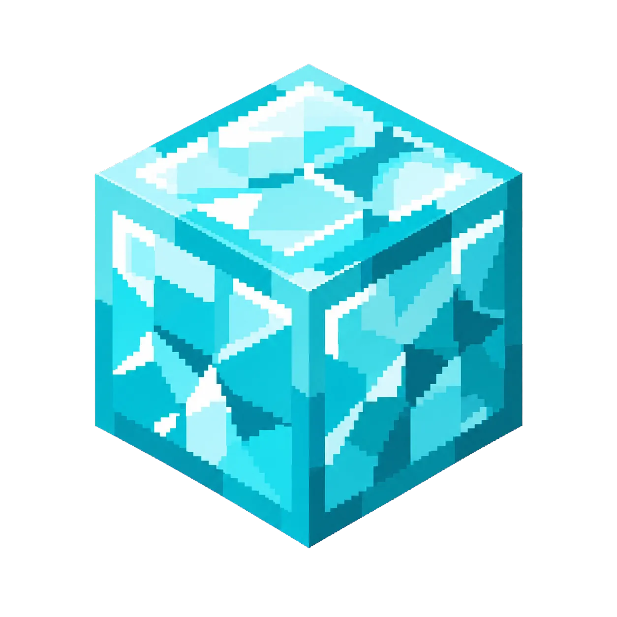 Original pixel art Block of Diamond icon