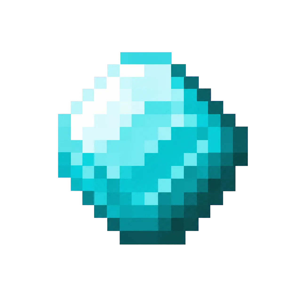 Original pixel art Diamond icon