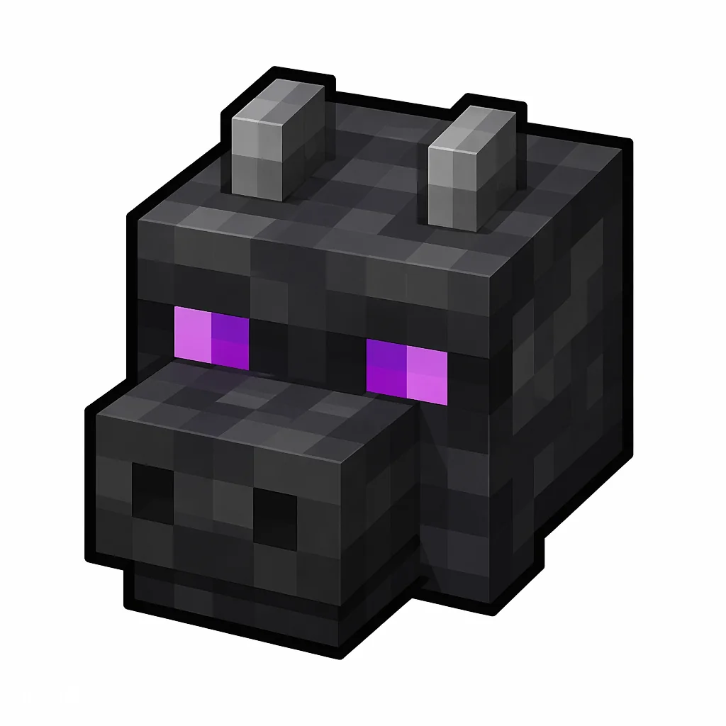 Pixel art illustration of a dragon head, a blocky decorative head block