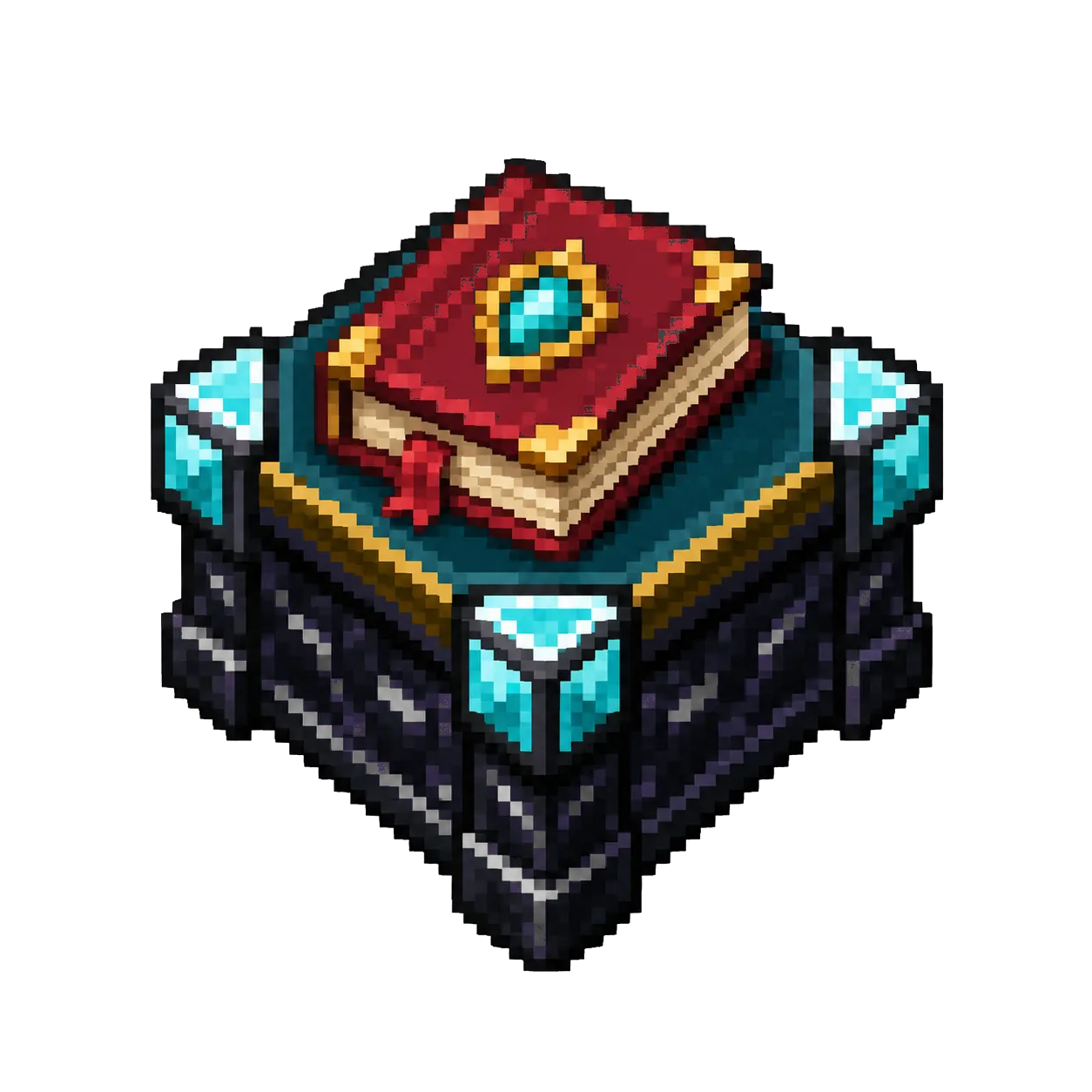 Original pixel art Enchanting Table icon