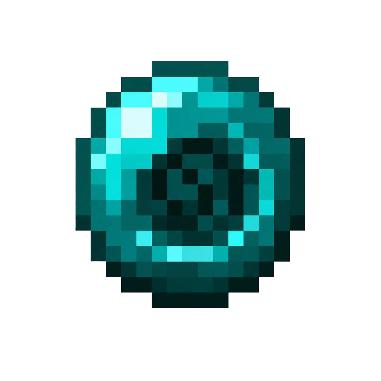 Original pixel art Ender Pearl icon