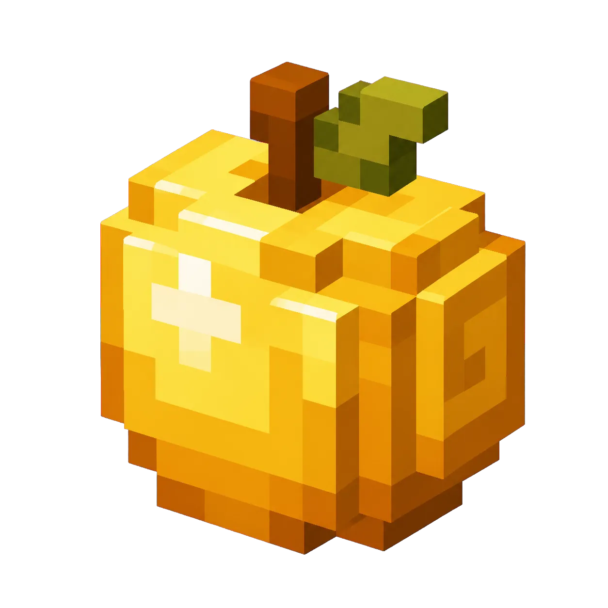 Original pixel art Golden Apple icon