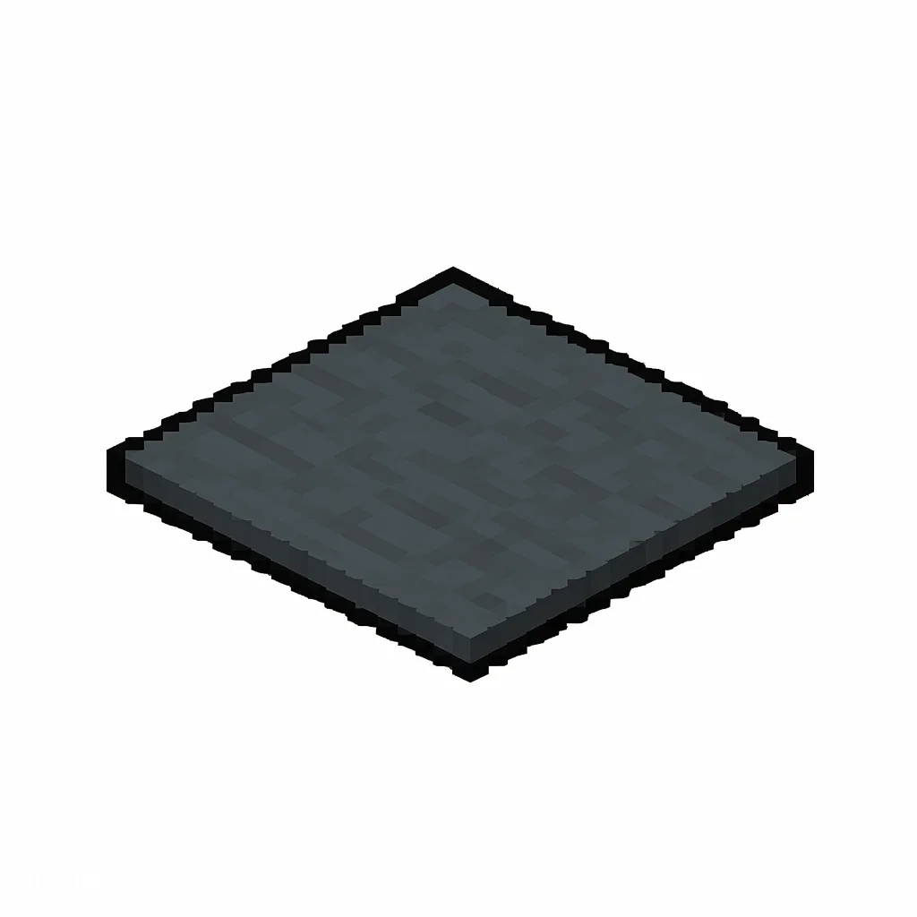 Pixel art illustration of a gray carpet, a thin flat woven floor covering