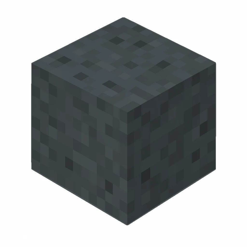 Pixel art illustration of a gray concrete block with a fine speckled gray cement texture