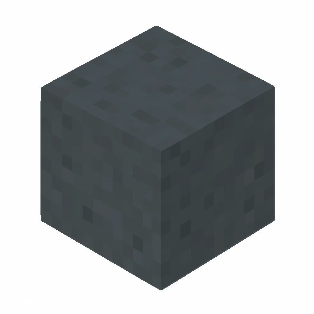Pixel art illustration of a gray wool block with dense gray wool fibers