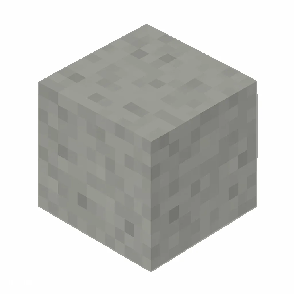 Pixel art illustration of a light gray wool block with dense light gray wool fibers