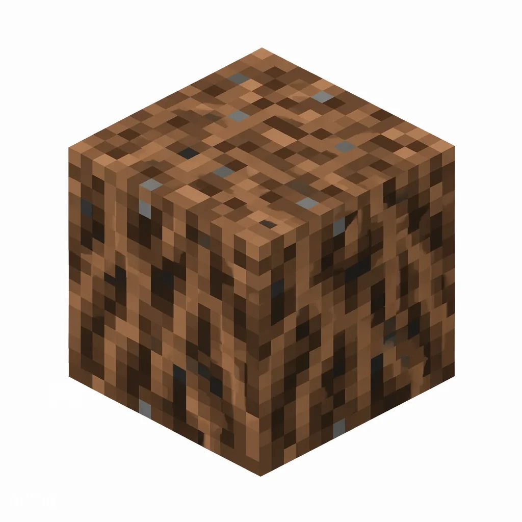 Pixel art illustration of a mangrove roots block with tangled brown woody roots