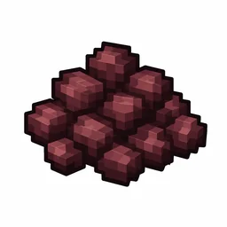 Pixel art illustration of a small pile of beetroot seeds