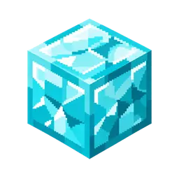 Original pixel art Block of Diamond icon