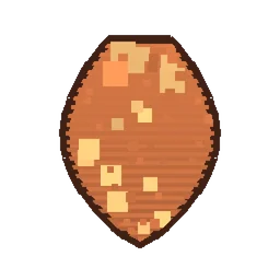 Pixel art illustration of a Frog Spawn Egg with a two-tone speckled shell