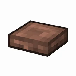 Pixel art illustration of a granite slab, a half-height flat block