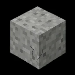 Pixel art illustration of a stone with subtle silverfish bore marks