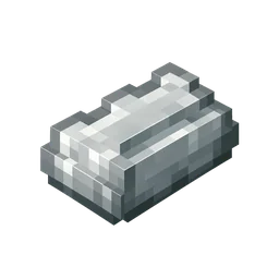 Original pixel art Iron Ingot icon