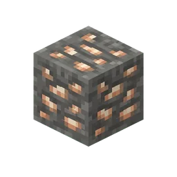 Original pixel art Iron Ore block icon