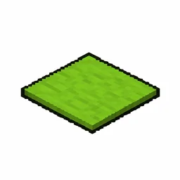 Pixel art illustration of a lime carpet, a thin flat woven floor covering
