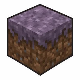 Pixel art illustration of a mycelium in chunky voxel game style