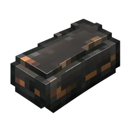 Original pixel art Netherite Ingot icon