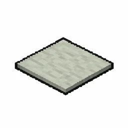 Pixel art illustration of a pale gray-green moss carpet with a soft leafy texture