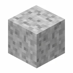 Pixel art illustration of a polished diorite block with a smooth light gray checker pattern