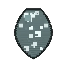 Pixel art illustration of a Stray Spawn Egg with a two-tone speckled shell