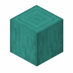 Pixel art illustration of a stripped warped hyphae, smooth bark-free wood