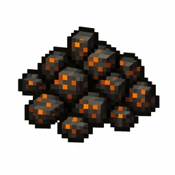 Pixel art illustration of a small pile of torchflower seeds