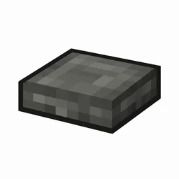 Pixel art illustration of a tuff slab, a half-height flat block
