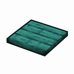 Pixel art illustration of a thin flat warped wood pressure plate