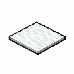 Pixel art illustration of a white carpet, a thin flat woven floor covering