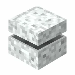 Pixel art illustration of a white shulker box with a raised clam-shell lid